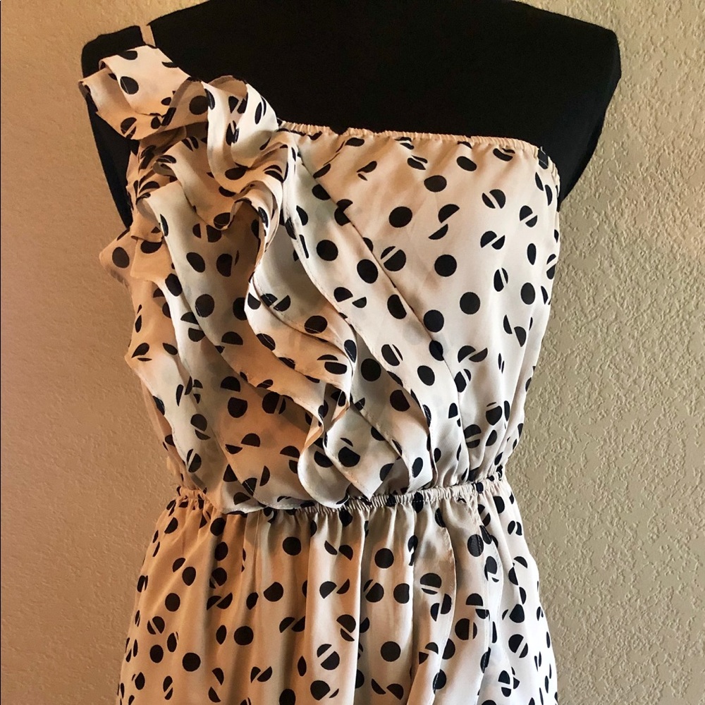 BCBG off the shoulder dress